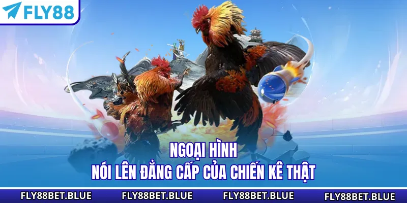 Ngoại hình nói lên đẳng cấp của chiến kê thật